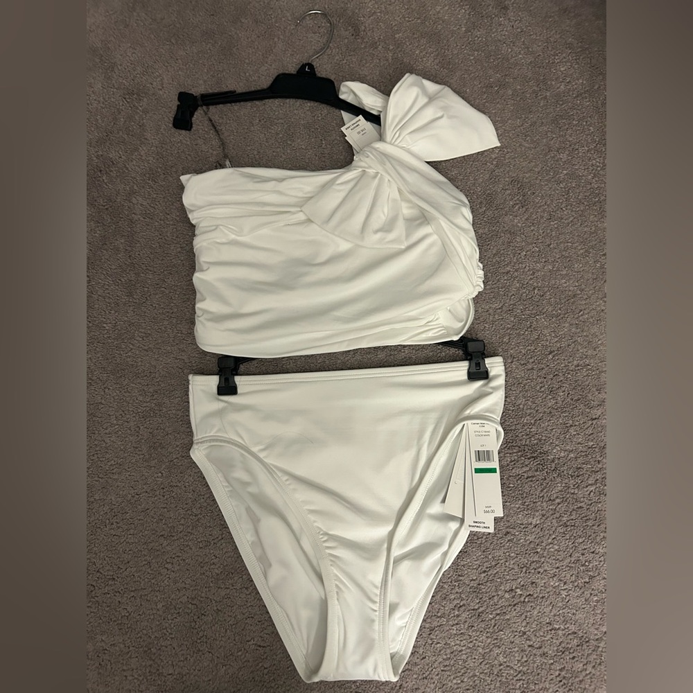 Carmen Marc Valvo one shoulder bikini